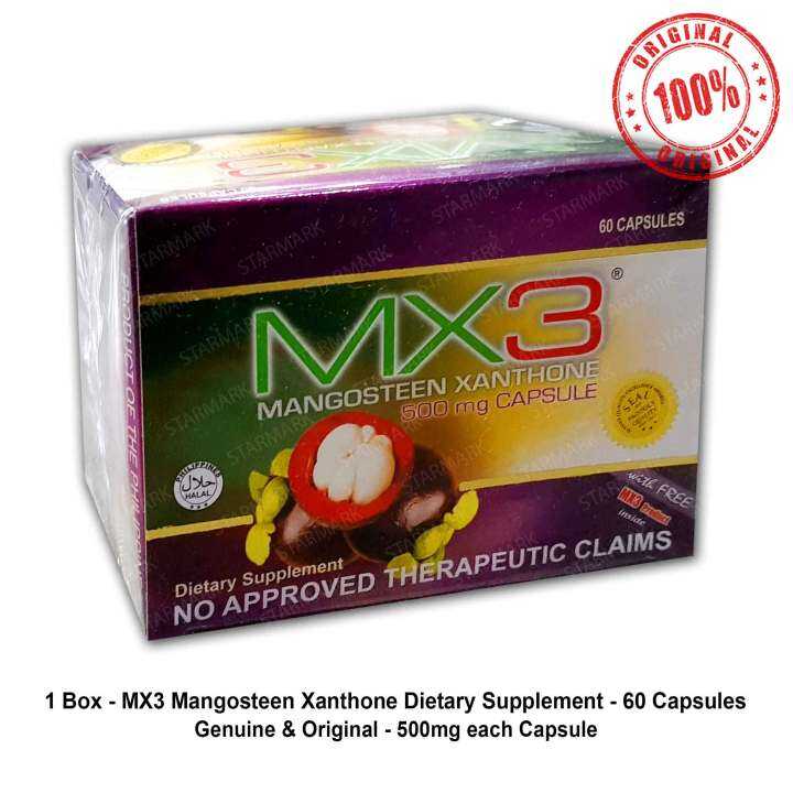 MX3 Mangosteen CAPSULES REGULAR Mangosteen Xanthone Capsule REGULAR