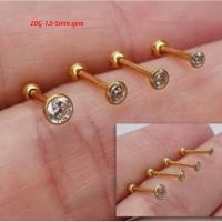 1Pc 20G 0.8mm 1.5-5mm Surgical Steel Ear Piercing Stud Small Nose Ring  Couch Ear Cartilage Ear Helix Body Piercing Jewelry Electrical Connectors