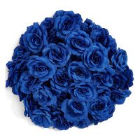 Artificial Flowers Silk Rose Flower Heads,50Pcs for Hat Clothes Album Decoration, Wedding Decoration