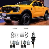 Whole Set Ignition Cylinder Door Lock Car Accessories Plastic+Metal Ignition Switch Lock for Ford Ranger Econoline Van E150 E250 E350 for Mazda B Series