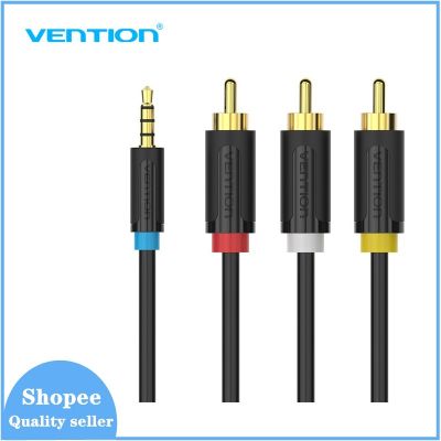 Vention 3.5mm Jack to 3 RCA Cable Male Audio Video AV Cable AUX Stereo Cord