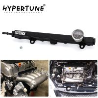 ✇✳ Aluminium K SERIES Heavy FUEL RAIL kit High Flow Injection fuel rail FOR HONDA K20 K24 RSX CIVIC SIINTEGRA EP3 with gauge