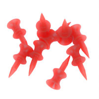 IPTY 50 PCS RED Golf TEE Sport double-Deck Golf Ball Tees 31mm