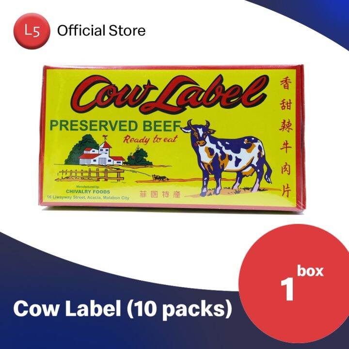 Preserved Beef Jerky (Box of 10 packs) Lazada PH