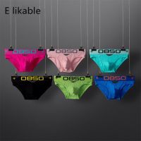 E likable youth cotton fashion mens underwear personality hollow comfortable sexy low waist breathable new multicolor briefs