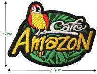 อาร์มปัก Cafe Amazon แบบกาวรีด