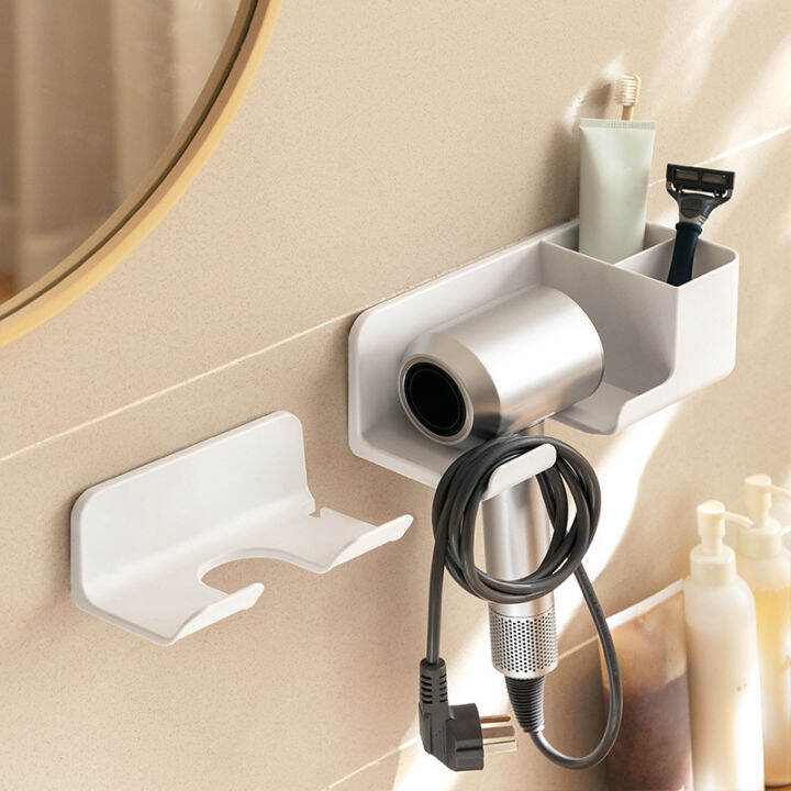Loozykit Hair Dryer Rack Holder Punchfree Toilet Wall Bracket Bathroom