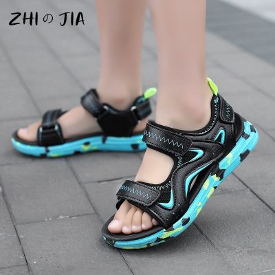 Summer Childrens Sandals 2023 New Breathable Boys Sandals Soft Comfortable Footwear Outdoor Beach Light Slippers Girl 27-40