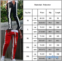 Mens Joggers Casual Pants Fitness Men Sportswear Skinny Sweatpants Trousers Jogger Track Pants