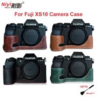 หนัง PU เคสครึ่งกล้องสำหรับ Fuji XS10 X-S10ด้านล่าง,รุ่นเปิดแบตเตอรี่หนัง PU กระเป๋ากล้องหนัง XS10ฟูจิฟิล์ม X-S10