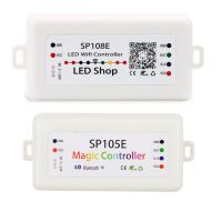 【☸2023 New☸】 uylexs Sp105e Sp108e Led Spi บลูทูธ Wifi พิกเซลควบคุมโดยแอปสมาร์ทโฟนสำหรับ Ws2812b Ws2813 Sk6812แถบ Lpd8806 Apa102 Rgbw