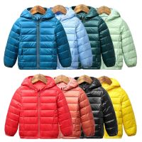 Autumn Winter Kids Down Jackets For Girls Children Warm Down Coats For Boys 2-8 Years Toddler Girls Parkas Outerwear Clothes