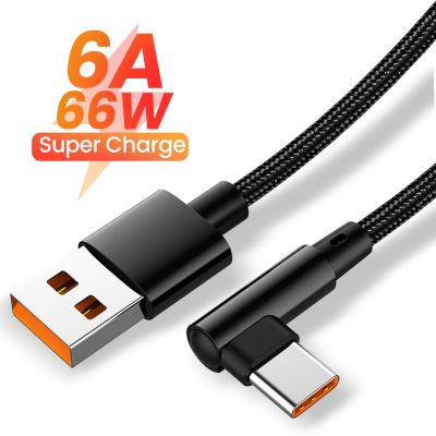 Chaunceybi สายชาร์จ USB ชนิด C 6A 66W สำหรับ Mate 40สายชาร์จข้อมูลสำหรับ1/1.5/2M