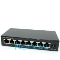 DSLRKIT 250M 8พอร์ต6 PoE Switch Injector Power Over Ethernet ไม่มีอะแดปเตอร์ไฟ