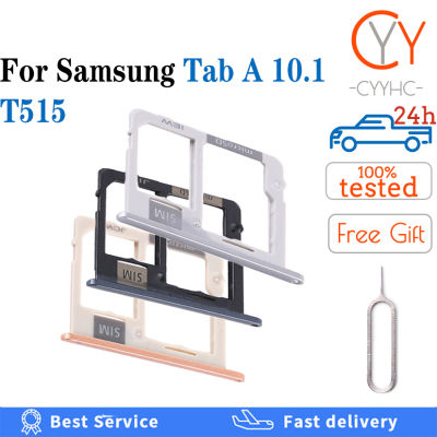 ถาดใส่ซิมการ์ดสำหรับ Samsung Galaxy Tab A 10,1 2019 T510 T515ซิมการ์ดซิมการ์ด Micro SD การ์ดใส่ถาดอะแดปเตอร์เปลี่ยน
