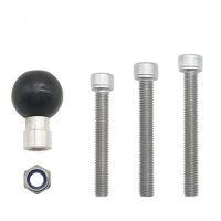 Motorcycle Handlebar Clamp Base 1 inch 25mm ball with M8 Screws for gopro action cameras cell phone smartphone in stock