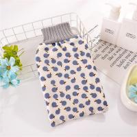 Multi Color Exfoliating Bath Washcloth Thicken ผ้าขนหนูอาบน้ำทำความสะอาดลึกถุงมือขัดผิวสองด้านทนทาน