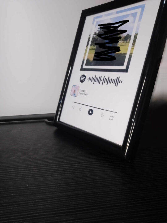Customized Scannable Spotify Frame 4R Size Lazada PH