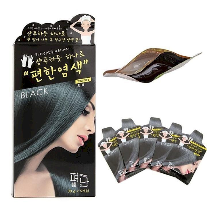 Bức tranh về mái tóc đen huyền thoại của Hàn Quốc đang chờ đón bạn với thuốc nhuộm tóc đen thảo dược. Với thành phần từ thiên nhiên và công nghệ tiên tiến, sản phẩm sẽ biến ước mơ được sở hữu mái tóc đen đẹp như sao Hàn thành hiện thực.