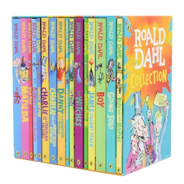 16 Books/Set Roald Dahl Collection Children's Literature English Picture  Novel Story Book Set Early Educaction