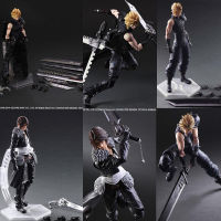 Play Arts Kai Cloud Final Fantasy รูป Cloud Strife Sephiroth Squall Leonhart Action Figures ของเล่น28ซม. Joint Movable ตุ๊กตา