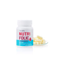 ?ส่งฟรี? นู ทริ โฟลิค บำรุงเลือด กรดโฟลิค แก้เหน็บชา ลดการอ่อนเพลีย Nutri Folic 60 แคปซูล