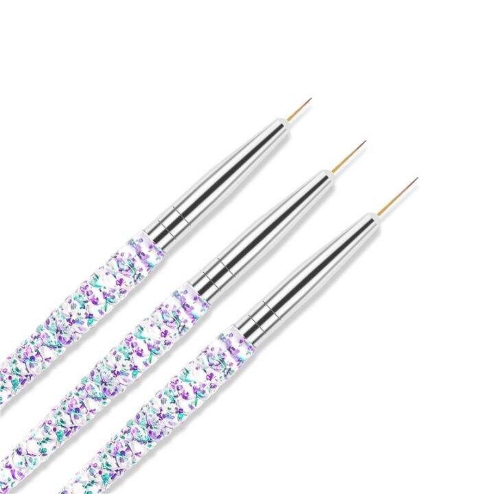 factory-selling-3pcs-set-glitter-mermaid-nail-art-liner-brush-set