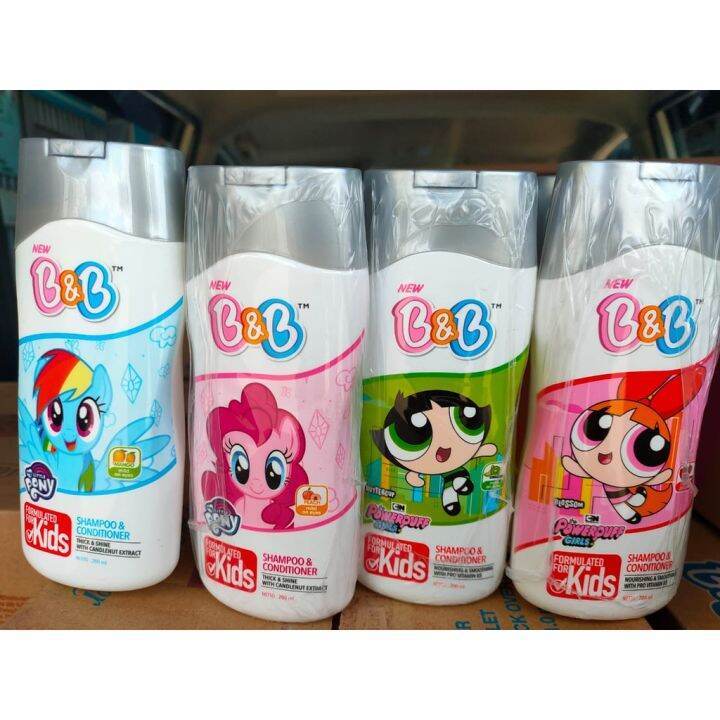 B&B Kids Shampoo & Conditioner 200ml / Sampo Anak Karakter | Lazada ...