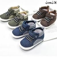 COD DSFGERERERER Baby Shoes Boy Toddler Walking Shoe Infant Casual Non-Slip Soft Bottom Canvas Shoes First Walkers 0-18 Months