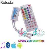 LED Controller SP611E Bluetooth Music App Ifor WS2811WS2812 Addressable LED Light Strip IR38 Keys DC5V-24V