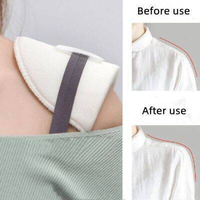 2Pcs Sponge Shoulder Pad Unisex Anti-slip Shoulder Artifact Overcoat T-Shirt Clothes DIY Apparel Sewing Ingredients Accessorie Adhesives Tape