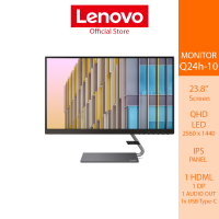 Lenovo Q24h-10 Monitor 66A8GAC6TH - 24" QHD (2560 x 1440) หน้าจอคอมพิวเตอร์