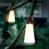 LITAKE โคมไฟแขวน Led แบบพกพาหรี่ได้ชาร์จไฟใหม่ได้ตะเกียงตั้งแคมป์สวิตช์สัมผัสไฟกลางคืนสำหรับห้องนั่งเล่นห้องนอน