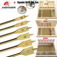 6813pcs Hex Shank Spade Bit Flat Boring Bit Wood Flat Drill Bit Set