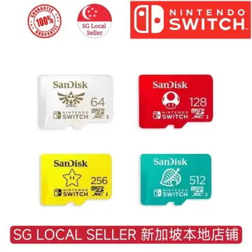 SanDisk Nintendo Switch Card Memory 100MB/s 128GB 256GB 512GB Micro SD Card
