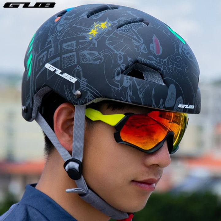 GUB 3 Colors Round Mountain Bike Helmet Men Women Outdoor Skating ...