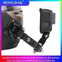 HONGDAK ตัวหนีบครอบสำหรับคางหมวกกันน็อคกล้องกีฬา Gopro Hero10 9 8 7 6 SJCAM อุปกรณ์เสริมคางหมวกขี่มอเตอร์ไซค์