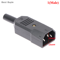 ?Best Buyle หัวต่อปลั๊กตัวเมียสำหรับสายเคเบิลตัวผู้ตัวเมีย250 C14 AC แบบ C13 V