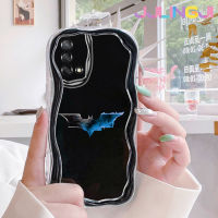 "Jjlingji เคสสำหรับ OPPO A74 4G A95 4G เคส F19S F19 Reno 6 Lite แฟชั่นลายค้างคาวเนื้อครีมกันกระแทกแบบใสนิ่มเคสมือถือสร้างสรรค์เคสโปร่งใสลายกล้องถ่ายรูปซิลิกาเจลป้องกัน"