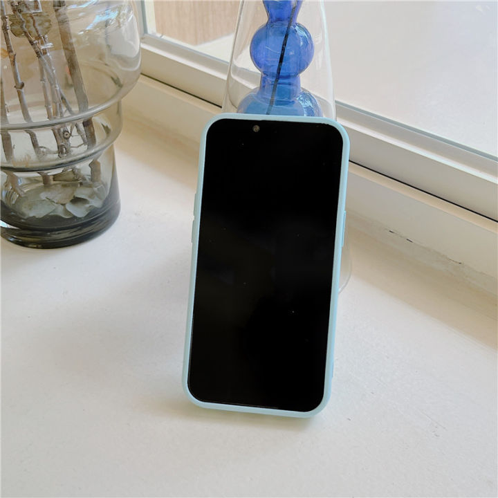 สดดอกไม้ทารกสีฟ้าเปลือกโทรศัพท์มือถือสำหรับ-iphone12promax-เปลือกโทรศัพท์มือถือสำหรับ-iphone13promax-เปลือกนุ่มสำหรับ-iphone11-เปลือกโทรศัพท์มือถือสีฟ้าที่เรียบง่ายสำหรับ-iphonexr-เปลือกโทรศัพท์มือถือ