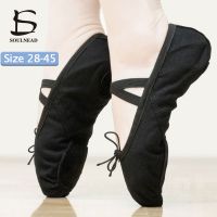 【CC】 Size 28-45 Ballet Shoes Men Gym Slippers Boys Flat Practice Sneakers Adult Children Shoe for Dancing