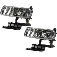 กันชนไฟตัดหมอกรถไฟหน้ารถวิ่งกลางวัน Led สำหรับ Chevy Silverado 1999 2002 Tahoe Suburban