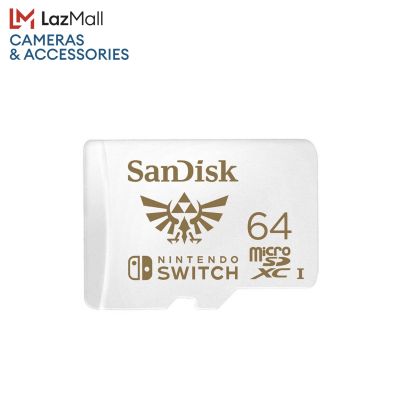 SanDisk and Nintendo Cobranded microSDXC SQXAT, 64GB, U3, C10, UHS-1, 100MB/s R, 60MB/s  (SDSQXAT-064G-GN3ZN)