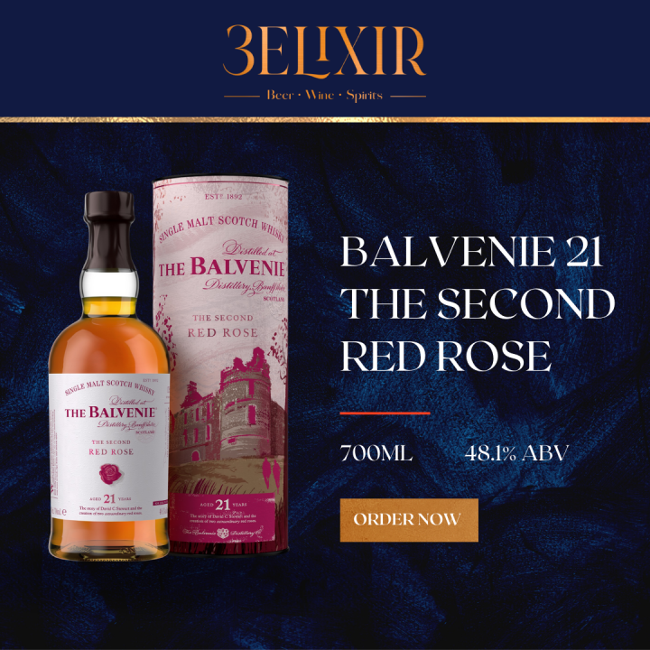 Balvenie 21 The Second Red Rose Lazada Singapore