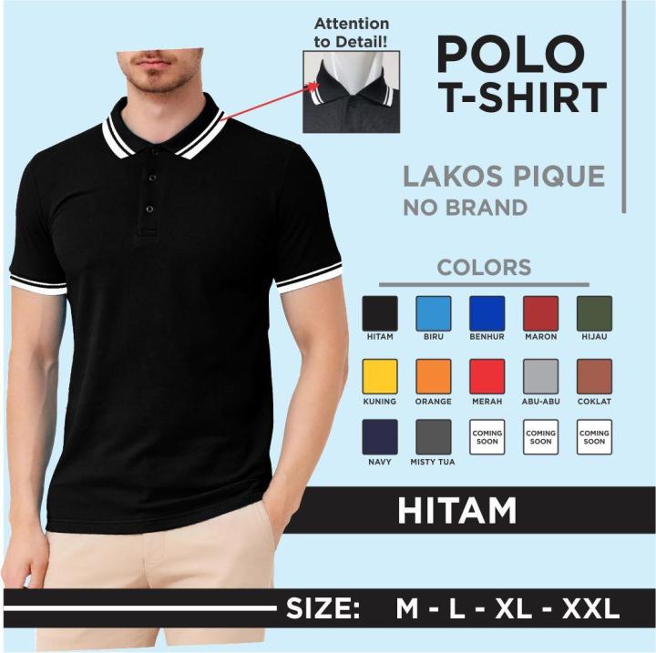 Son Clothing Kaos Polo Shirt Polos Abu Muda Misty Kerah Stripe Kaos