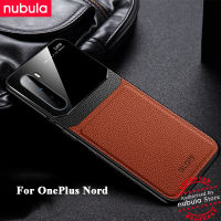 NUBULA สำหรับ OnePlus Nord (6.44) นิ้วปลอก Hard Grained หนังกลับกระจกเพลกซี Hp OnePlus Nord OnePlus 8 NORD 5G OnePlus Z โทรศัพท์มือถือเคสป้องกันการกระแทกสำหรับ OnePlus Nord