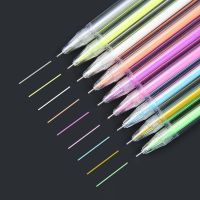 LOLEDE 9pcs/lot Colored Pen Art Marker Pens Set Pencils DIY Calligraphy Drawing Write School Stationery Supplies Highlighters Markers