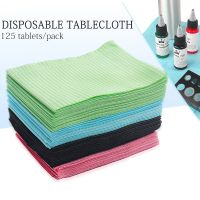 125 Pcs Disposable Tattoo Cleaning Pad Waterproof Medical Paper Tablecloths Mat Double Layer Sheets Tattoo Accessories Stickers