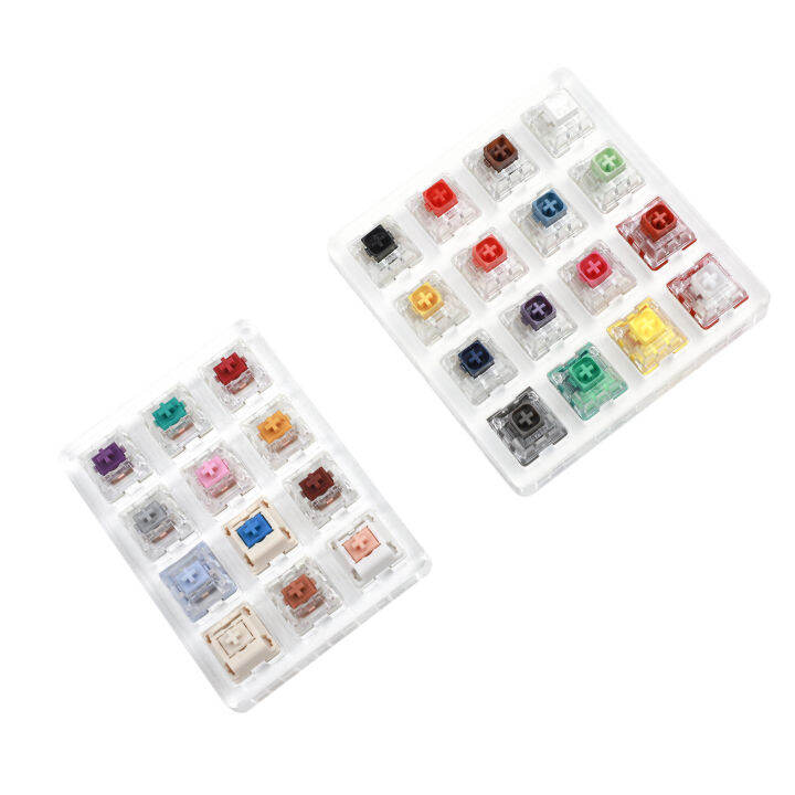 DucKey Kailh Box Navy/Jade Switch, Interruttore 3Pin Clicky per Tastiera Meccanica Personalizzata (Color : Jade, Size : 110PCS