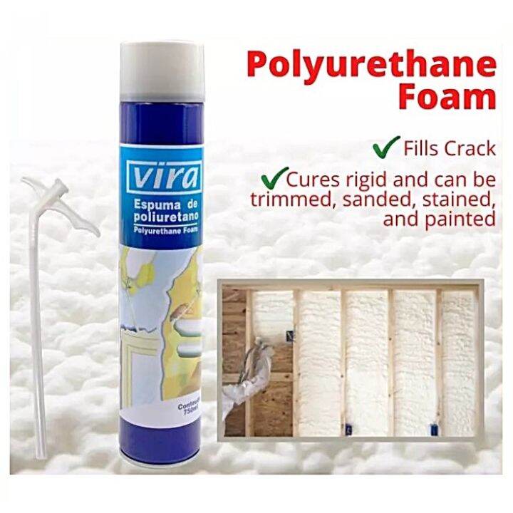 ♛Vira Polyurethane Foam PU Foam Spray Wall Filler Fast Wall Crack